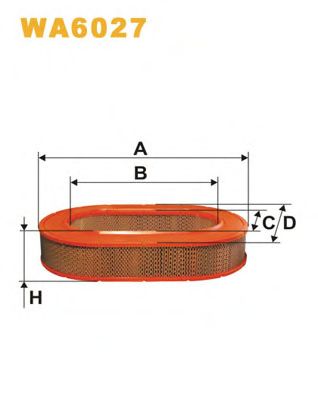 WIX FILTERS wa6027 -  Воздушный фильтр